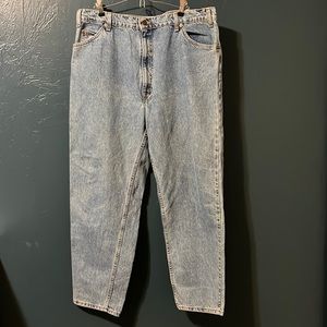 Mens Light blue Levi’s 550 Tapered leg.